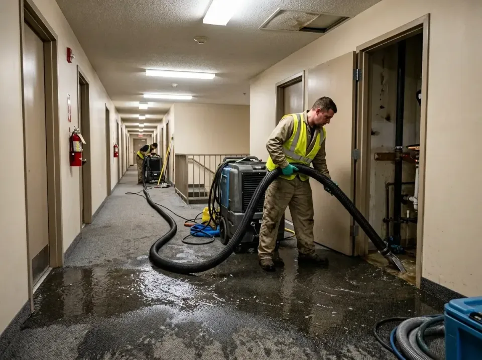 multi-unit-apartment-hallway-f-005 — frequently asked questions, Emergency Burst Pipe Water Extraction & Removal in Hazen, ND